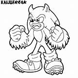 Sonic Coloring Pages Print Kids sketch template