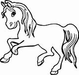 Cavalo Cavalos sketch template