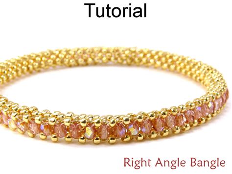 beading tutorial pattern bracelet tubular right angle