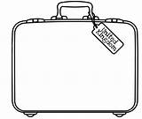 Suitcase Clipart Mala Maletas Luggage Koffer Outline Colorir Suitcases Malvorlage Viaje Cliparting Library Clipartfest Imagenes Tudodesenhos sketch template