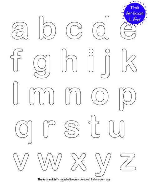 printable alphabet coloring pages  prep   teach  abcs