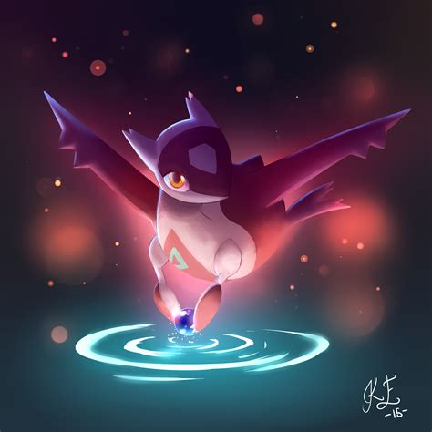 latias holds the soul dew art by evilqueenie from deviant art source