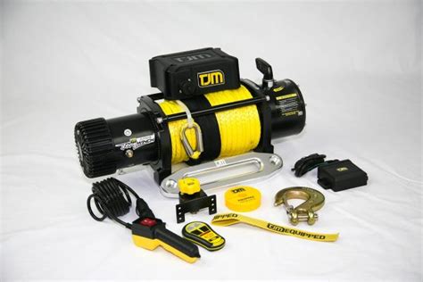 lbs synthetic tjm torq winch electric recovey winch