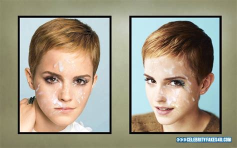 Emma Watson Cum Facial Naked Fake 002