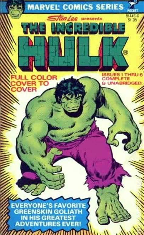 Incredible Hulk Pb 1978 Pocket Books Marvel Comics