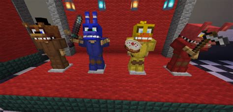 fnaf heads resource pack minecraft pe texture pack
