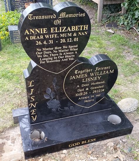 headstone wording  letters  barkingside cemetery leverton brothers