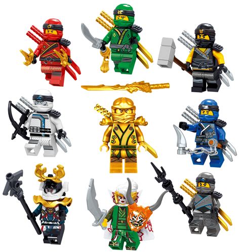 lego ninjago minifigures sets zane cole nya kai jay golden dragon lloyd
