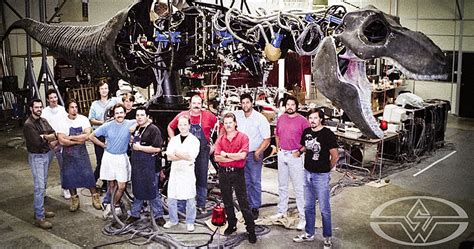 Jurassic Park T Rex Building A Full Size Animatronic Dinosaur At Stan
