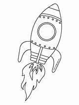 Rocket Coloring Ship Pages Rocketship Printable Sheets Dinosaur Drawing Choose Board Property Animal Easy sketch template