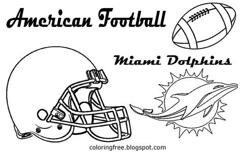 miami dolphins helmet coloring page coloring pages