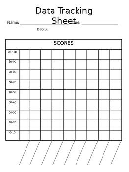 data tracking template    science  p grizzy tpt