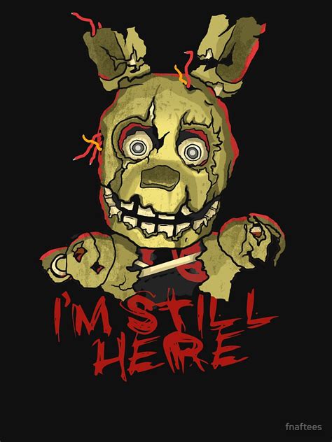Five Nights At Freddy S Springtrap T Shirt By Fnaftees