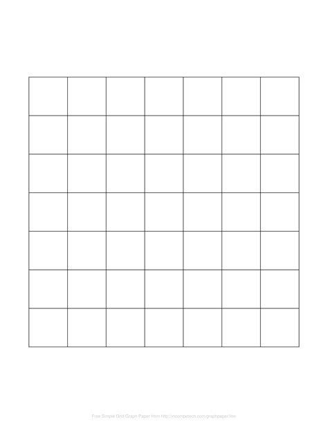 square grid  printable printable templates