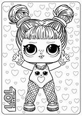 Coloring Pages Lol Diva Lady Omg Surprise Daring Cute sketch template