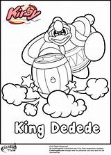 Kirby Dedede sketch template