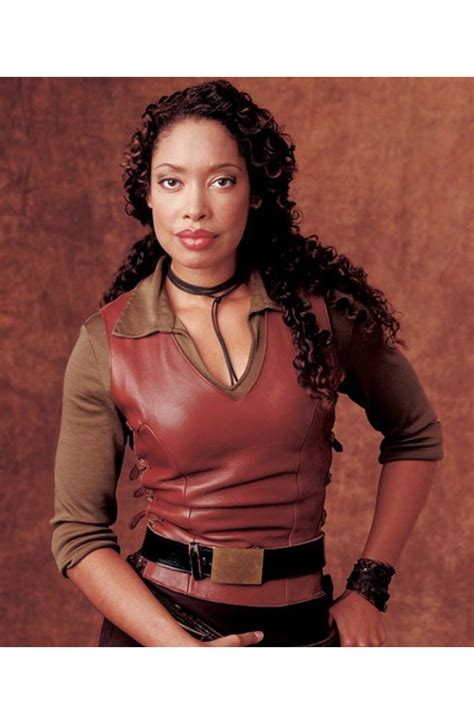 Zoe Washburne Firefly Tv Series Gina Torres Brown Leather Vest