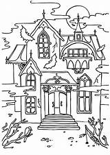 Mansion Coloring Haunted Pages House Disney Halloween Getcolorings Getdrawings Printable Sheets Color Cartoon Print Colorings sketch template