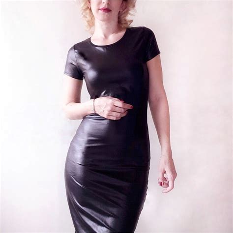 2017 summer sexy women pu leather dress short sleeve