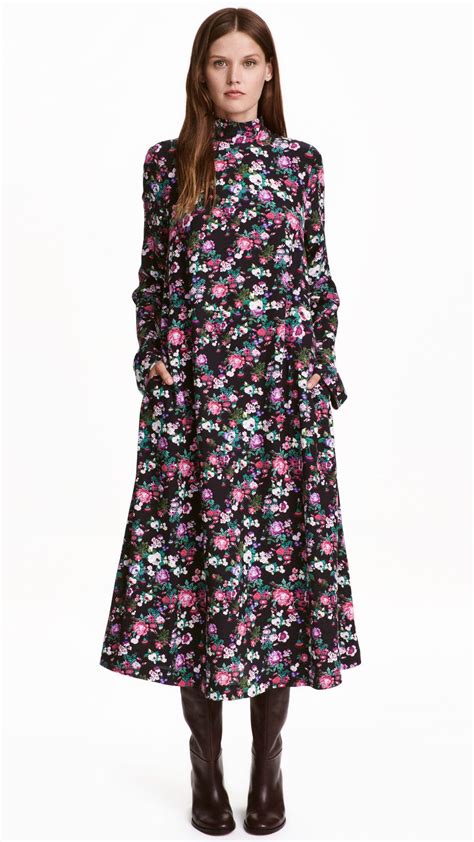 floral dress modest floral dress calf length dress dress patterns