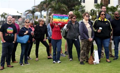 Gay Rights Protest At Marriage Week Event The Royal