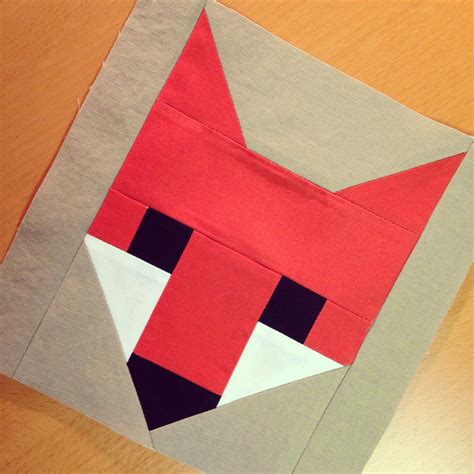 fox quilt pattern  printable