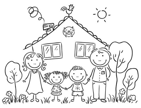 family coloring pages preschool coloring pages coloring pages