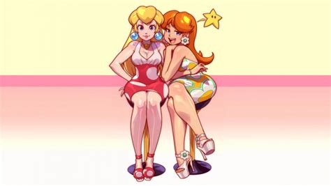 Обои Super Mario Bros Princess Daisy Princess Peach №48448