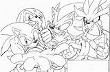Sonic Coloring Knuckles Shadow Silver Pages Super Deviantart Trunks24 Clipart Pl Library Popular Gif Coloringhome Comments sketch template
