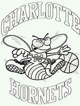 Charlotte Hornets Hornet sketch template