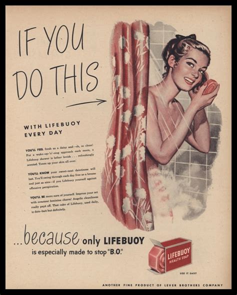 lifebuoy soap vintage ad steamy vtg adscom