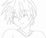 Clannad Okazaki Tomoya Smile Coloring Pages sketch template