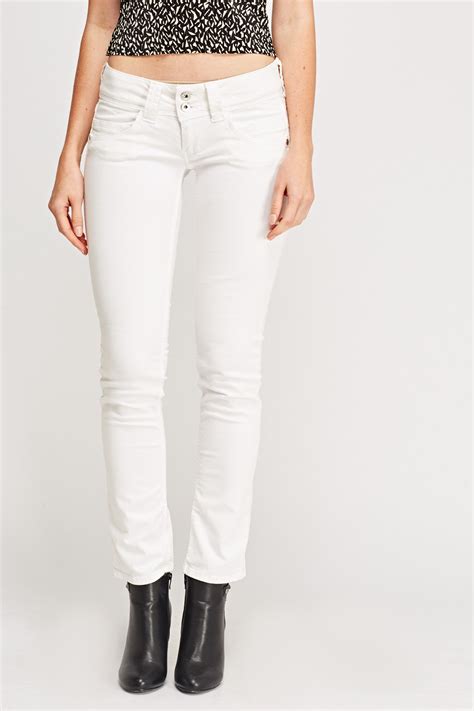 off white denim jeans just 3