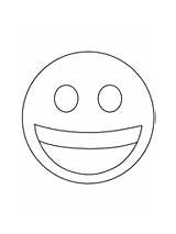 Coloring Emojis Emoji Pages Big Classic Smile Colouring Ws sketch template