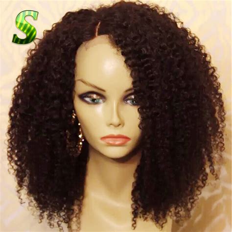 150 Density Kinky Curly Full Lace Wig Brazilian Full Lace