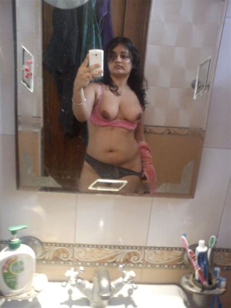 super hot chubby girl taking nude selfies in the bathroom