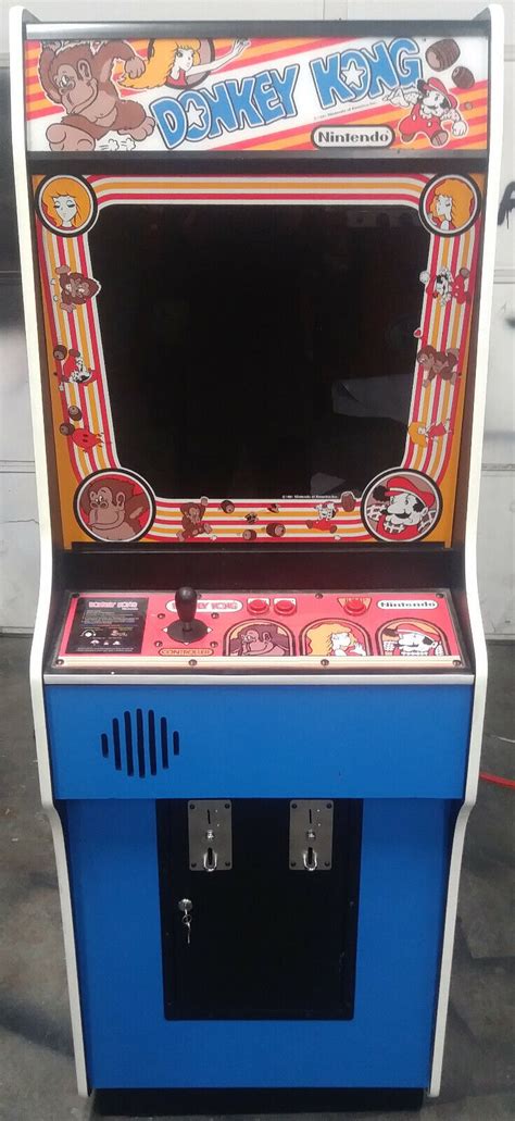 donkey kong arcade machine  nintendo  excellent condition rare ebay