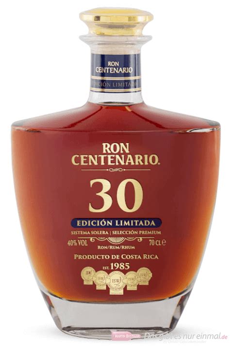 centenario  edicion limitada rum