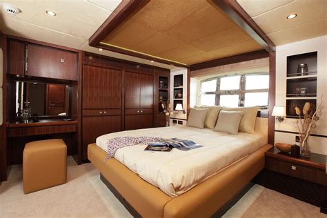 Majesty 63 Motor Yacht Owners Cabin — Yacht Charter And Superyacht News