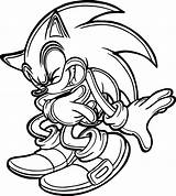 Sonic Coloring Hedgehog Drawing Wecoloringpage Pages Books Games Clipartmag Cartoon Paintingvalley sketch template
