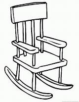 Chair Coloring Thinking Template sketch template