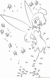 Tinkerbell Shiny Relier Tinker Verob Dotted Connectthedots101 sketch template