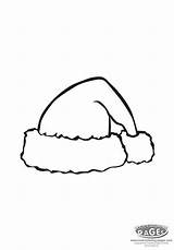 Hat Santa Christmas Clipart Pages Coloring Drawing Template Claus Clip Printable Color Outline Cool Merry Hats Pattern Firefighter Transparent Stencils sketch template