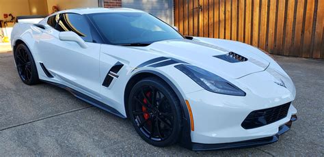 fs  sale arctic white  grand sport coupe lt auto  corvetteforum chevrolet