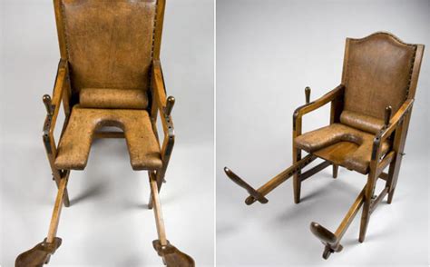ancient birthing chairs that look like torture devices 7