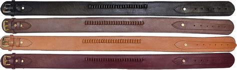 amazoncom brown genuine leather  caliber cartridge gun belt clothing