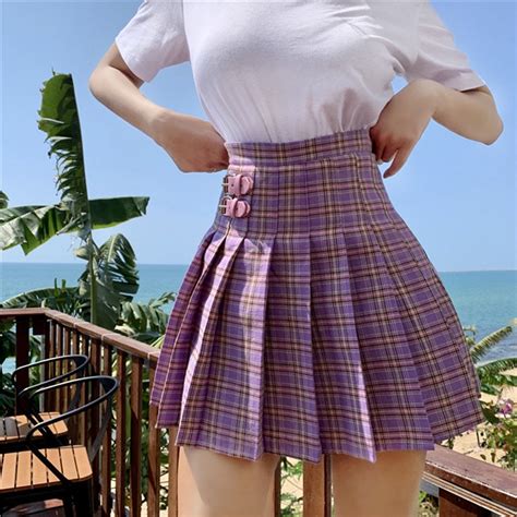Preppy Girl Pleated Skirt Sissy Dream