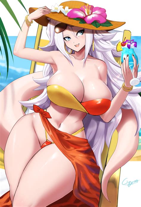 Rule 34 Android 21 Android 21 Good Big Breasts Blue