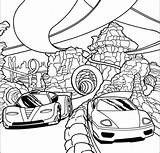 Coloring Pages Car Race Track Cars Adults Hot Wheels F1 Sport Racing Two Drawing Colouring Printable Kids Color Getcolorings Fast sketch template
