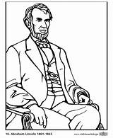 Presidents Lincoln Coloringhome sketch template